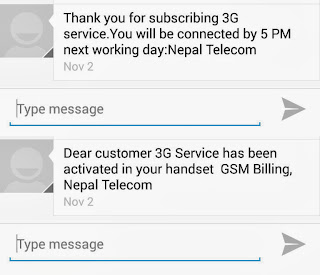 Activating Nepal Telecom 3G in Phone