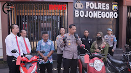  Kasus Curanmor di 33 TKP, Tiga Tersangka Berhasil Diamankan Polres Bojonegoro