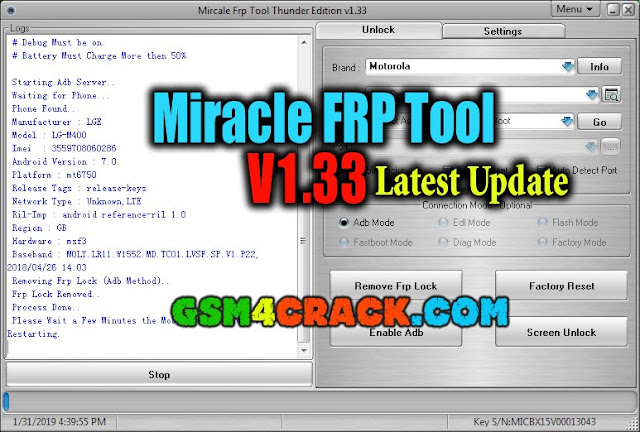 Miracle Frp Tool V1.33 Latest Update Free Download