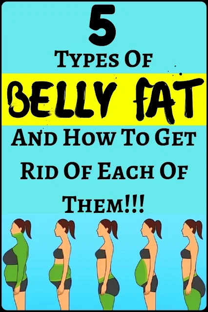 The 5 Types Of Belly Fat And How To Get Rid Of Each Of Them
