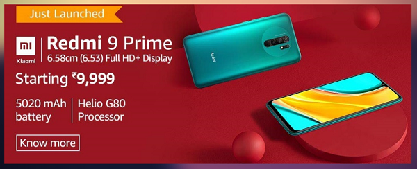 Redmi 9 Prime Going For His First Sale In India Today Via Amazon, Mi.Com: Price, Sales Offers