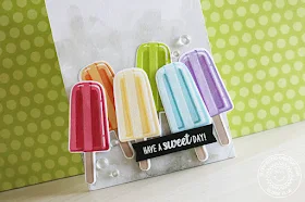 Sunny Studio Stamps: Perfect Popsicles Rainbow Popsicle Card and Video by Eloise Blue