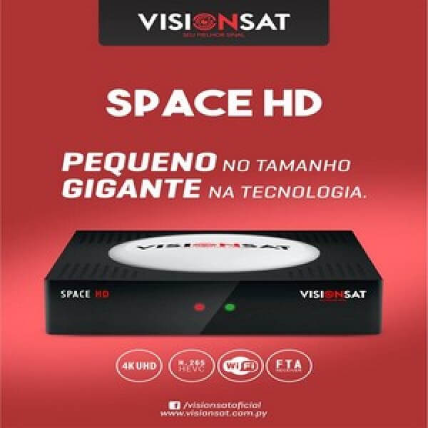 VISIONSAT SPACE HD NOVA ATUALIZAÇÃO V163 25/03/2020