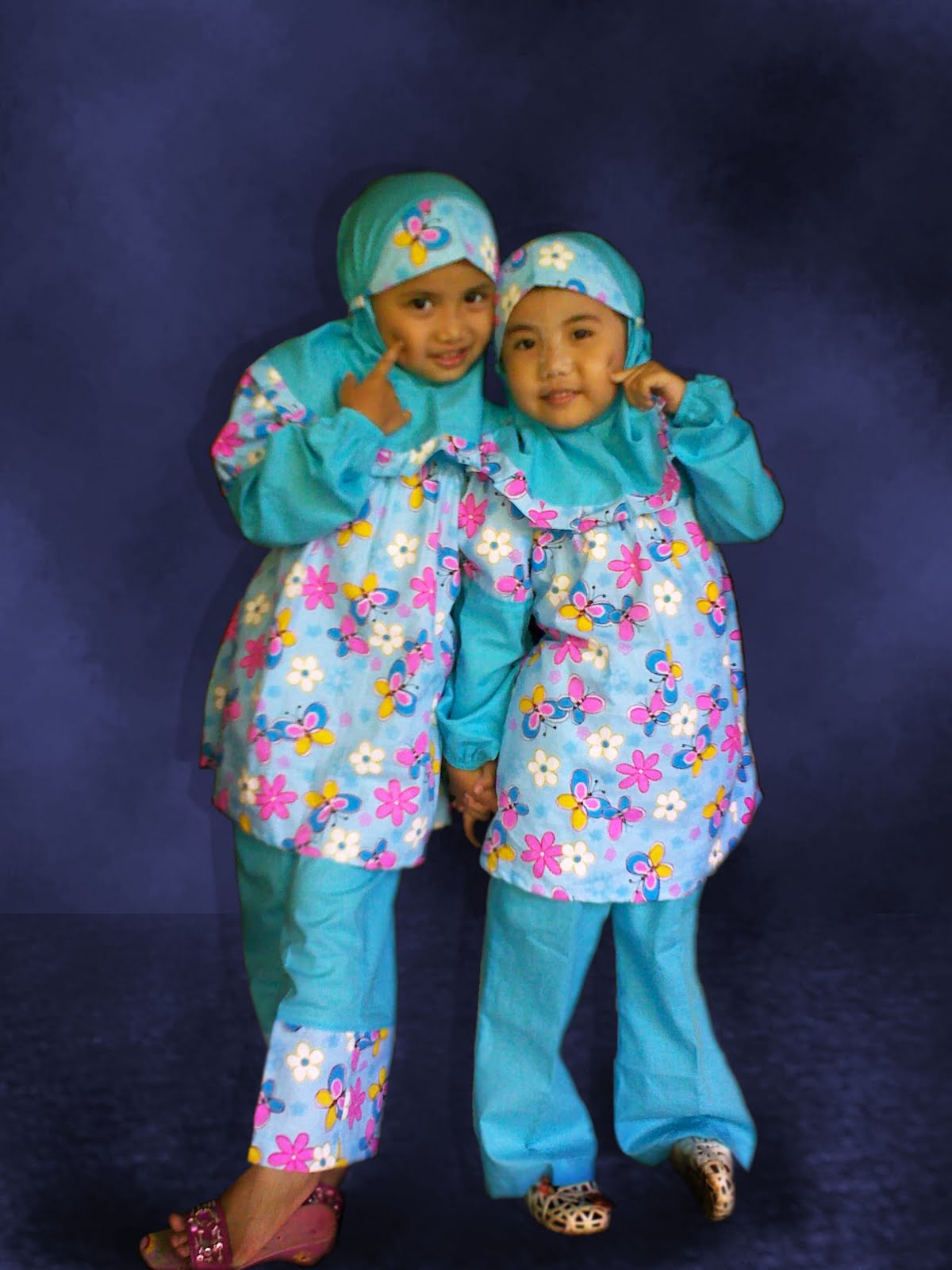 Fiyara Collections Baju  Anak  Biru Muda BAM 001 