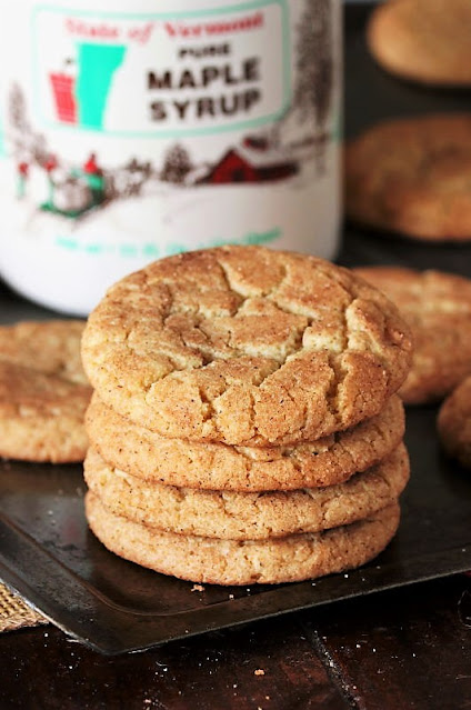 Stack of Maple Snickerdoodles Image