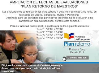 Cronograma Plan Retorno Educación