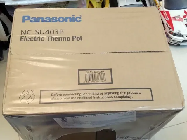 PANASONIC NC-SU403P 電熱水瓶的包裝箱