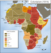 . here is how the colonial powers had carved up the map of Africa by 1914. (afriqa colonialism)