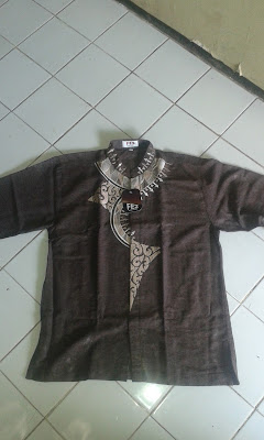 Baju Koko Motif Bahan Triji