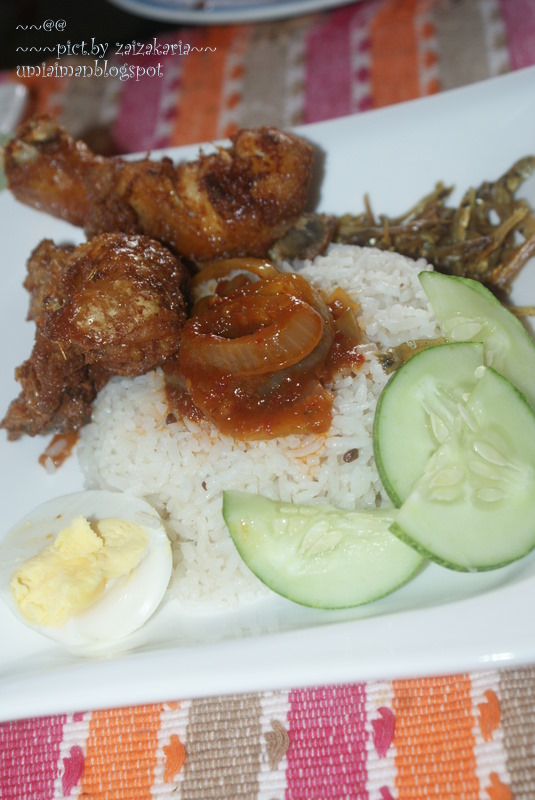 Bicara hati didapur kecil: nasi lemak n ayam berempah