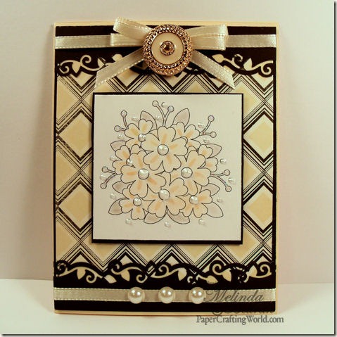 floral bouquet card-475