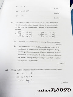 Soalan Matematik Linear Equation - Tersoal n