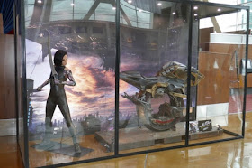 Alita Battle Angel costume prop exhibit