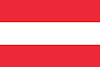Logo Gambar Bendera Negara Austria PNG JPG ukuran 100 px