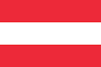 Logo Gambar Bendera Negara Austria PNG JPG ukuran 200 px