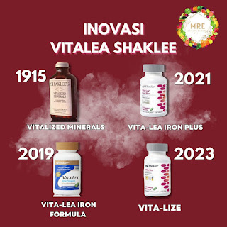 Vita-Lize Multivitamin Nama Baru Vitalea Iron Plus Shaklee
