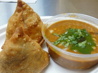 samosas at Vik's in Berkeley, California