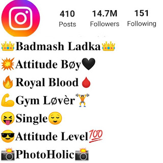 Instagram vip bio, instagram vip bio for boys, instagram vip bio for girls, instagram vip bio for love, instagram vip bio for gangster, instagram bio