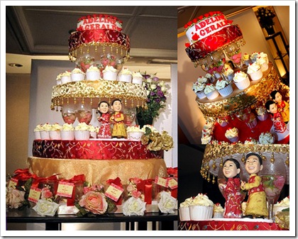 Chinese wedding cake toppers