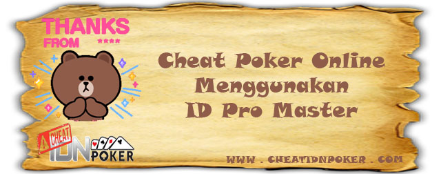 Cheat Poker Online Menggunakn ID Pro Master