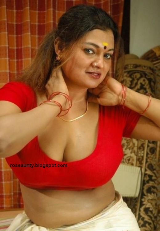 south indian actress wearing mundu and blouse