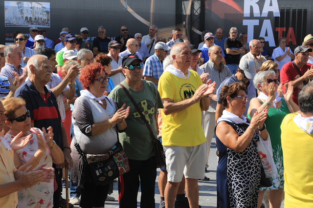 protesta de pensionistas en Barakaldo