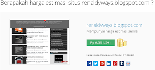 Cara Mengetahui Harga Website Dan Blog