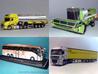 ZMK Transport & Combine Harvester Papercrafts