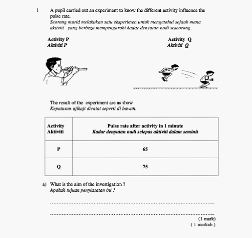 LATIHAN SAINS UPSR