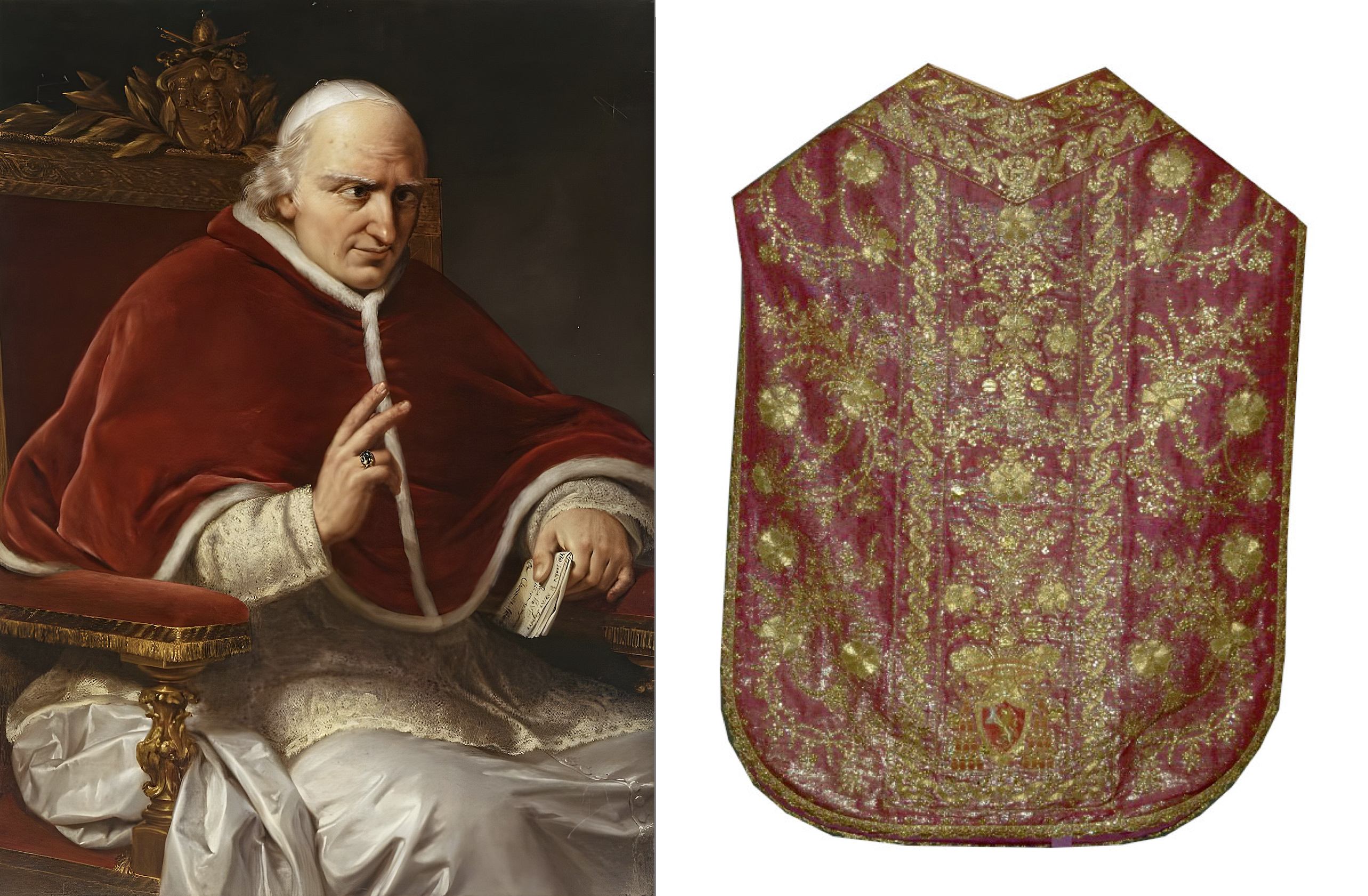 Pontifical Vestments of Cardinal Saverio (Pope Pius VIII) ~ Liturgical Journal
