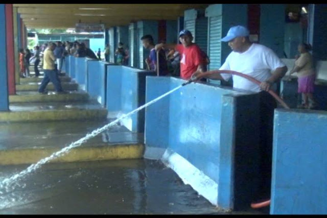 Realizada jornada de limpieza en el terminal Humberto Hernández del municipio San  Fernando.