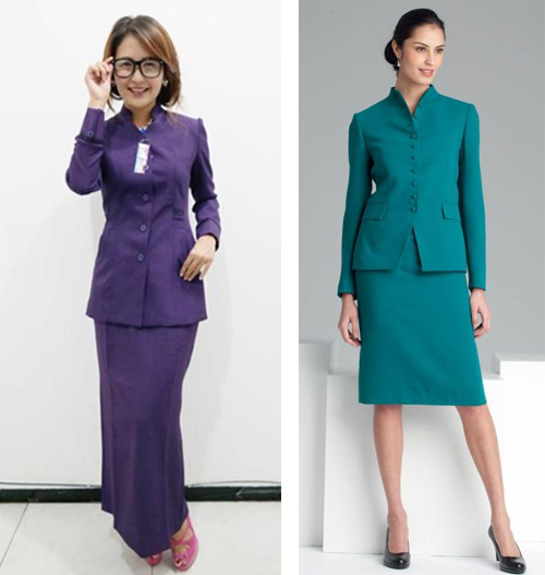 15 Contoh Gambar Model Baju Seragam Kerja Kantor Paling 