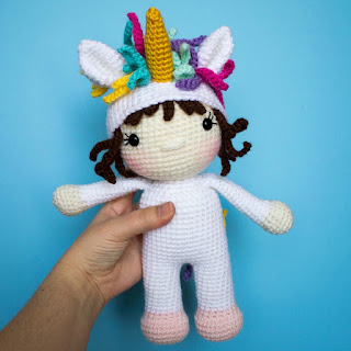 unicorn doll free crochet pattern