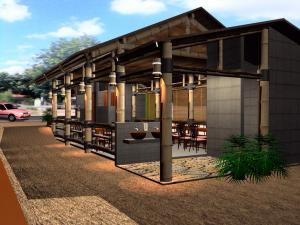  Desain Rumah Bambu Terbaru  2012