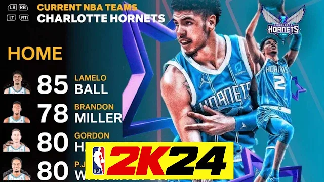 NBA 2K24 Charlotte Hornets Mural Update