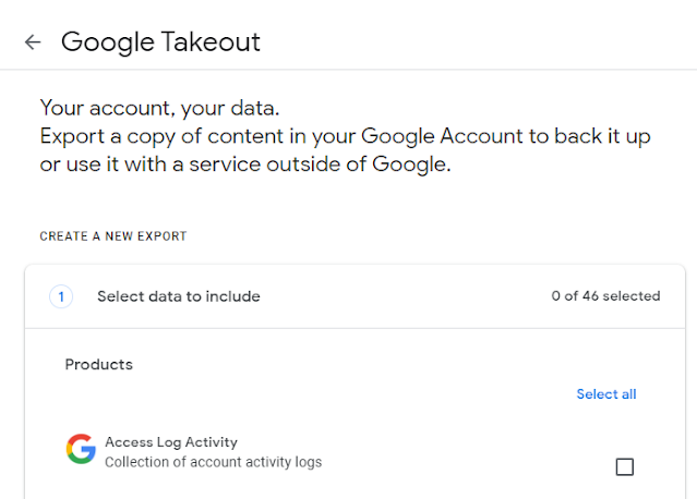 google takeout