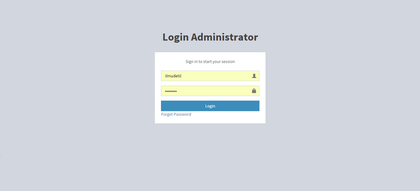 bootsrap form login dashboard admin using php mysql