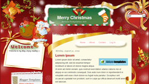  Merry Christmas Blogger Templates