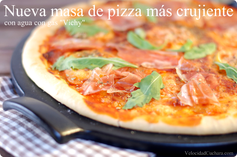 Masa de pizza crujiente - VelocidadCuchara.com