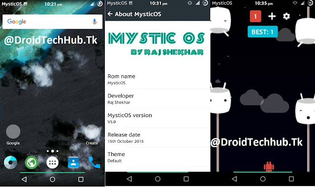 MysticOS v5.0 (4.4.2) For Xiaomi Redmi Note 3G