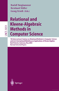 Relational and Kleene Algebraic Methods in Computer Science