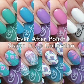 Ever After Polish Stamp It Up Collection Pastel Set