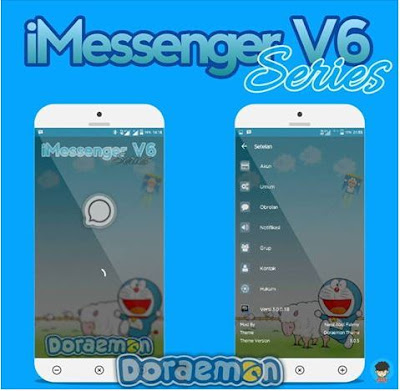 BBM iMessenger V6 Tema Doraemon Apk v3.0.0.18