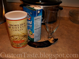 Almond Banana Protein Drink by Custom Taste