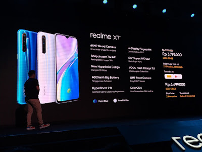 Smartphone realme XT dalam penjualannya bekerjasama dengan Shoppe