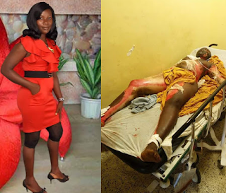 Photos: Young Liberian woman burnt to death by her boyfriend for breaking up with him