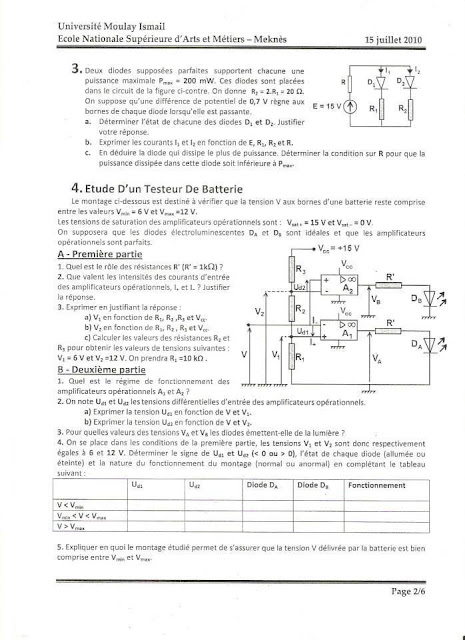 concours ensam 2010 math 