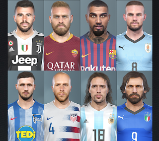 PES 2019 Facepack International by RobertPes Facemaker