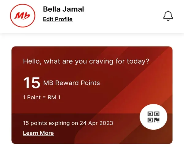 Aplikasi Marrybrown Malaysia (MB App)
