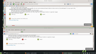 openSUSE 12.3 DARTMOUTH KDE RC1 KONQUEROR VS Firefox